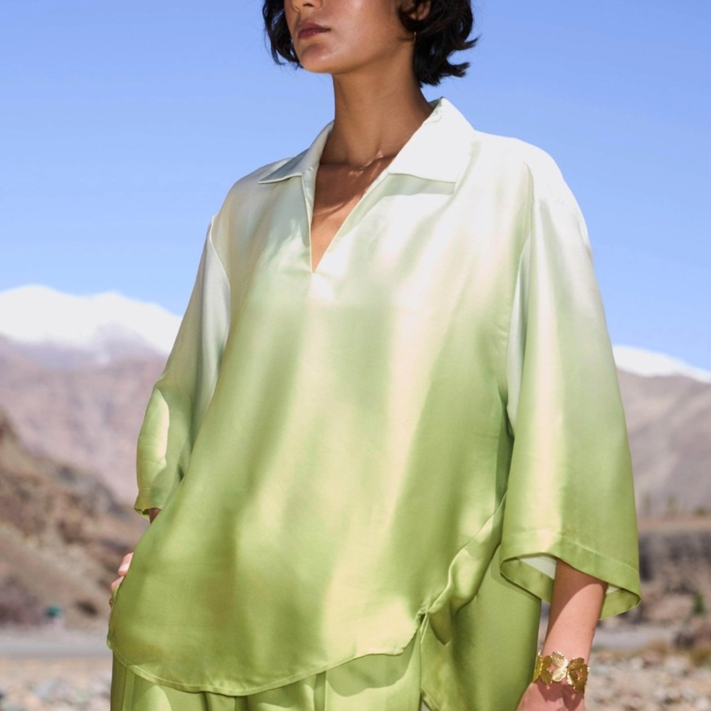 Green Ombre Blouse